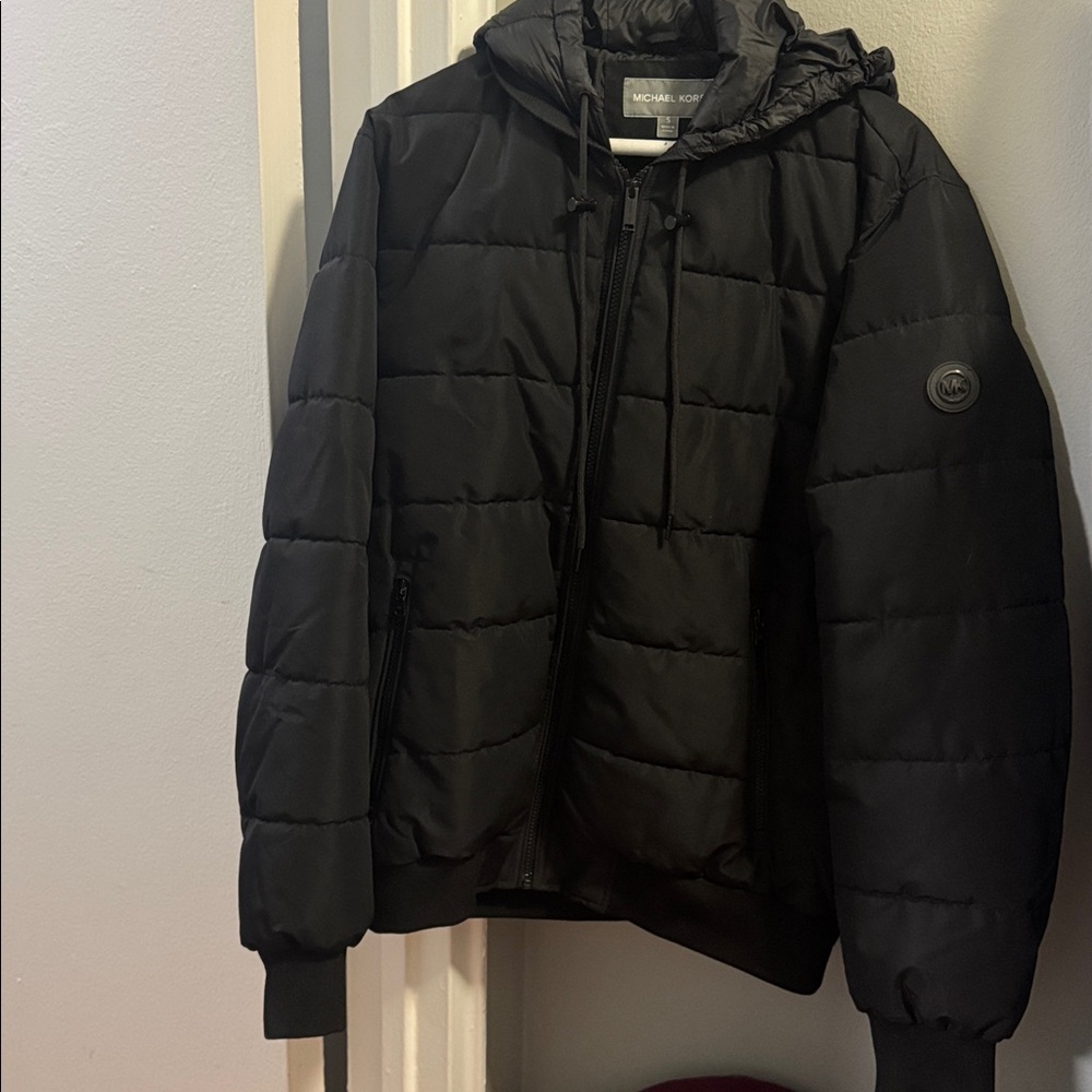Michael Kors Men's Black Quilted Puffer Jacket